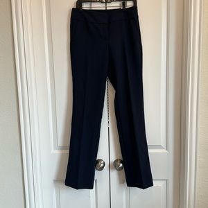 NWT Ann Taylor factory the trouser midrise trouser leg full length size 2 navy